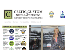 Tablet Screenshot of celticcustom.com